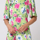 Angela Midi Dress Green and Pink