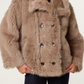 Alexandra reversible faux fur suede aviator jacket