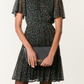 Mandy Leopard Print Dress Green