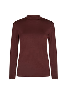 Marcia 208  Long Sleeve Top Coffee
