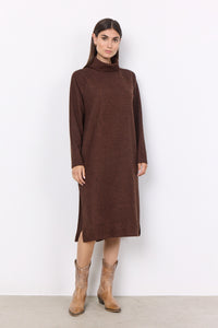 Tamie 9 Chocolate Brown Knitted Jumper Dress