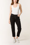 Cath Crop Trousers Black
