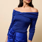 Cobalt Blue Knot Detail Jumper