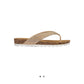 Sunset Flip Flop Sandals Gold
