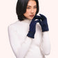 Penelope Navy Gloves By Powder