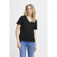 Palmer V Neck T Shirt Black