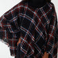 Mhari Plaid Poncho