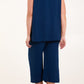 Lorrie Crop Trousers and Top Navy