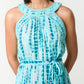 Claire Midi Dress Turquoise