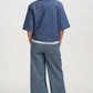 Amenity Jacket Blue Stripe Denim