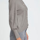 Manina Structure Cardigan Mid Grey Melange