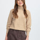 Monna Rollneck Jumper Humus Mélange