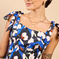 Caprielle Floral Print Maxi Dress