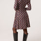 Lyndsey Fit and Flare Geo Print Dress
