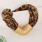 Leopard Print Scarf Necklace