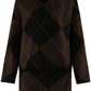 Maisie Argyll Print Skirt & Jumper Co Ord Brown