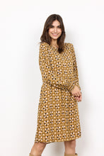 Load image into Gallery viewer, Tamra 3 Knee Length Smock Dress Mustard