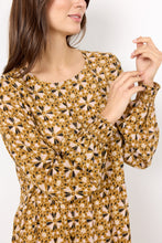 Load image into Gallery viewer, Tamra 3 Knee Length Smock Dress Mustard