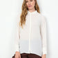 Cemre 171 Long White Blouse