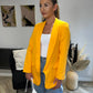Abby Orange Blazer