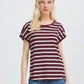 Pamila T Shirt Stripe Fig