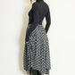 Nicky Checked Midi Skirt Black