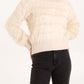 Molly Sparkle and Fluffy Crew Neck Jumper Stone