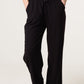 Penny Linen Blend Trousers Black