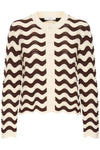 Magio Cardigan Zigzag Stripe Java