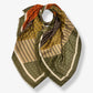 Patterned Scarf Khaki