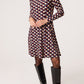 Lyndsey Fit and Flare Geo Print Dress