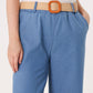 Sarah Wide Leg Trousers Light Demin