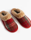 Shetland Slippers Festive Red