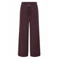 Putsi Wide Leg Trousers Burgundy