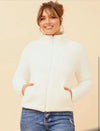 Amy Fleece Jacket Cream