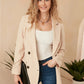 Kerry Double Breasted Blazer in Stone
