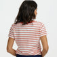 Khloe V Neck Off White Strawberry T Shirt