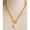 Large Pearl Pendant Necklace