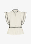 BYIMALLI Blouse Birch