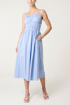 Lucy Midi Dress Pale Blue