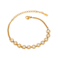 Sparkle Gold Tennis Bracelet with extender