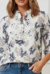 Mia Top Blue Beige