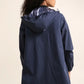 Sadie Long Reversible WaterproofWindproof Jacket Blue Navy