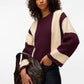Gigi Jumper Burgandy and Cream
