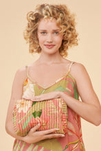 Load image into Gallery viewer, Large Quilted Washbag Delicate Tropical Candy by Powder
