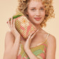 Small Quilted Wash Bag Delicate Tropical Candy by Powder
