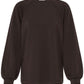 Putsi Slit Sweatshirt Java Brown