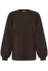 Putsi Slit Sweatshirt Java Brown