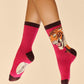 Thrill Of The Tiger Ankle Socks