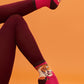 Thrill Of The Tiger Ankle Socks